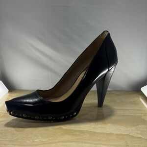 Elegant Black Studded Heels